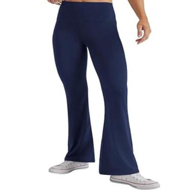 Imagem de Calça Bailarina Feminina Flare Azul Marinho Escolar  Esporte - WM, Azu