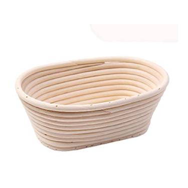 Imagem de Cesta de vime fermentada, cesta de armazenamento de grande capacidade, ferramentas de cozimento de massa (tamanho: 28 cm) (21 cm)