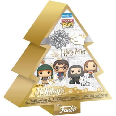 Imagem de Funko Pocket Pop! HP – Harry Potter – Caixa de Natal Árvore 8 peças – Chaveiro – Mini boneco de vinil colecionável – Enchimento de meias – Ideia de presente – Mercadoria oficial