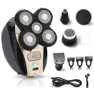 Imagem de Maquina Aparador Recarregável 5 Em 1 barbeador com cabo Usb - A.R Vari