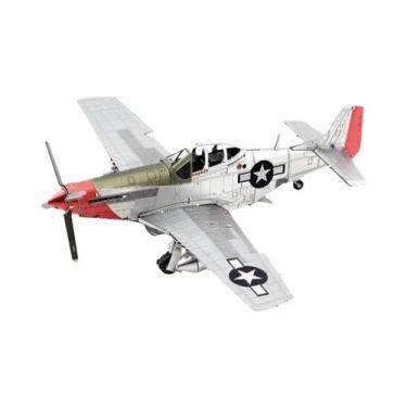 Imagem de Quebra-Cabeça 3D de Metal de Aviões - J-20, J-10B, KA-50, RAH-66 e VF-