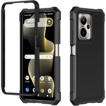 Imagem de Eaglecell - Para Cricket Outlast 5G 2024, AT&T Motivate Pro 5G (SN509A/C) - Capa protetora à prova de choque para celular - preta