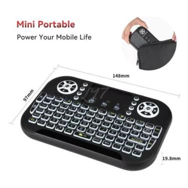 Imagem de Mini Teclado Bluetooth Sem Fio - LOJA 1