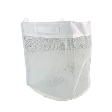 Imagem de simhoa Organizador de brinquedos de banho de malha, suporte para brinquedos de banheira, pendurado, multifuncional, grande, fácil de transportar para