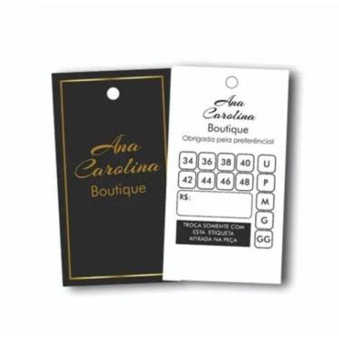 Imagem de Kit 1000 Etiqueta Personalizada P Roupa