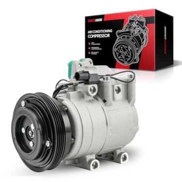 Imagem de Torchbeam Compressor CA 78347, compressor de ar condicionado automotivo compatível com Elantra 2001-2006, Tiburon 2003-2008 2.0L, substituir 813376, 638983, CS20131, 6512201, 0610348, 202161448
