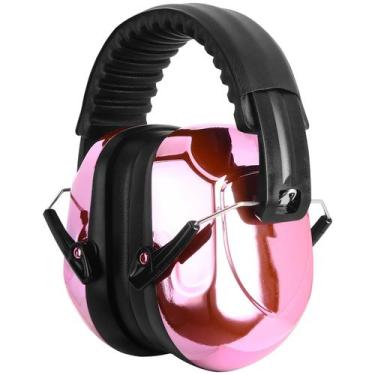 Imagem de Protetores de ouvido ProCase Noise Reduction NRR 28dB - rosa metálico