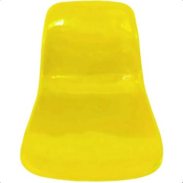 Imagem de Assento Concha Monobloco PP9 Amarelo com Proteção UV para Estádios, Ginásios e Arquibancadas – Home Gourmet