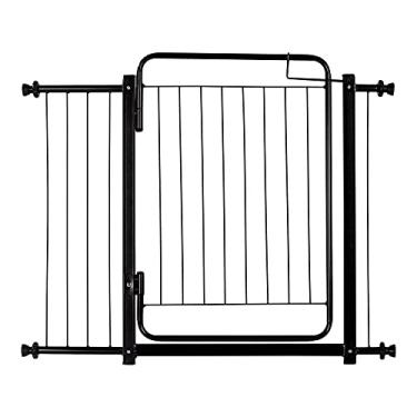 Imagem de Portão Grade de Proteção Tamanho Ajustável de 99 até 104 cm Segurança Cachorro Pets Bebe Crianças Porta Vãos - Acompanha Extensores