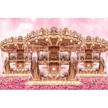 Imagem de Fundo Fotográfico Em Tecido Carrossel 2,80X1,50 - Mix estilos