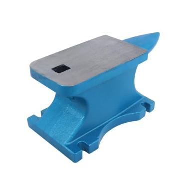 Imagem de Thomletha Bigorna de ferro de chifre simples de 20 kg, bigorna grande de ferro fundido para modelar, martelar e alisar peças de trabalho