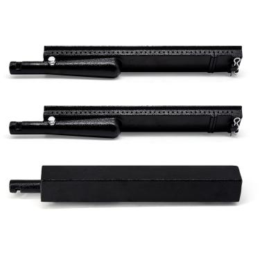 Imagem de Criditpid Peças de reposição para churrasqueira Charbroil, Centro, Front Avenue, Costco Kirkland, churrasqueiras a gás térmicas, tubos de queimador de ferro fundido de 33 cm para churrasqueiras a gás