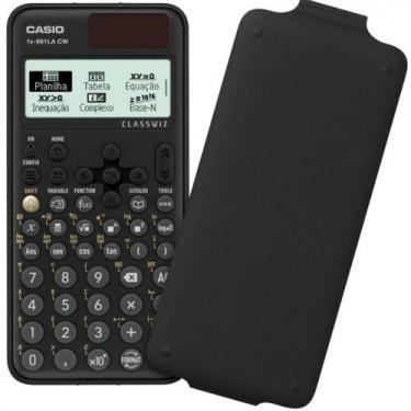 Imagem de Calculadora Científica 550 Funções FX-991LACW-W4-DT CASIO, Preto