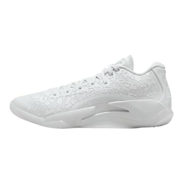 Imagem de Tênis masculino Jordan Zion 3 (DR0675-103) (DR0675-103, branco/verde vapor, espuma branco-rosa), Espuma branca/verde vapor, branco-rosa, 40