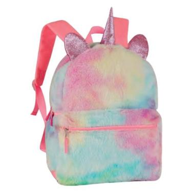 Imagem de Mochila de Costas Pelúcia Unicórnio Clio Girls CG3626