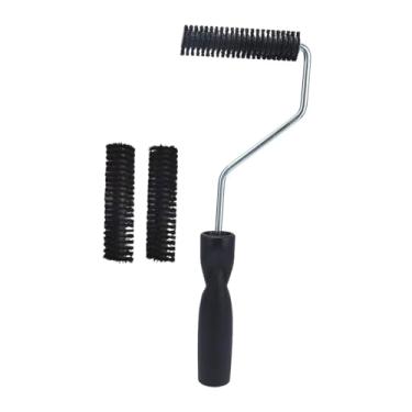 Imagem de IEUDNS Rolo de fibra de vidro, rolo de laminação de resina de fibra de vidro, ferramenta portátil multifuncional para projetos de resina de banheira, Cabeça 28mmx100mm