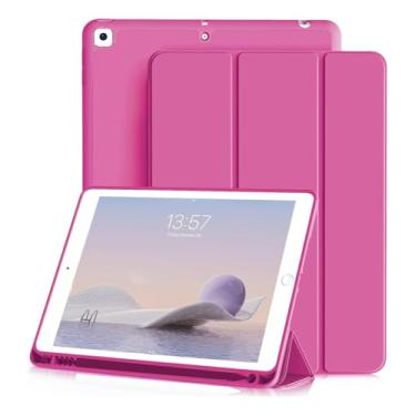 Imagem de Case para iPad 10.2-10.5 Polegadas, 7ª 8ª 9ª Geração, Suporte para Apple Pencil, Anti Impacto (Pink)