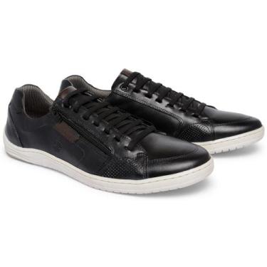 Imagem de Sapatênis Masculino Couro Legítimo Preto 3502P - Scarpazi, 37