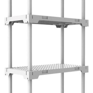 Imagem de Estante Organizadora Plastico 4 Prateleiras Pro 127x70x35cm