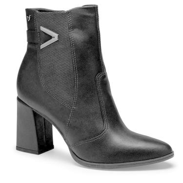 Imagem de Bota Cano Curto Bico Fino Mississipi MC873 Feminino - Cafe