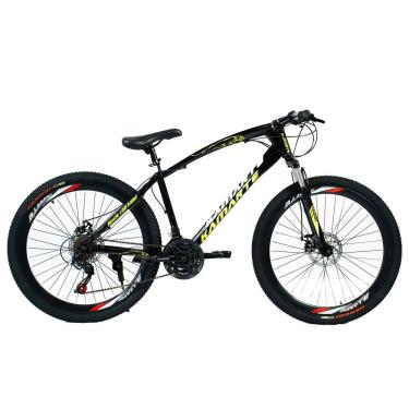 Imagem de Bicicleta Aro 26 Leopard Bike 21V Freio a Disco Preto WCT Fitness