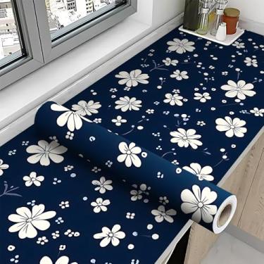 Imagem de NYZE Papel de parede vintage descasque e cole papel de parede autoadesivo moderno papel de parede removível para decoração de armário de quarto 39,3L x 16W