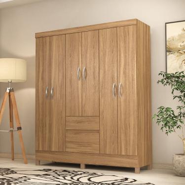 Imagem de Guarda Roupa Roupeiro Flash II Amêndola Touch Demóbile