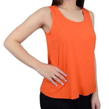 Imagem de Blusa Regata Feminina Lunender Viscose Laranja - 00468-Feminino