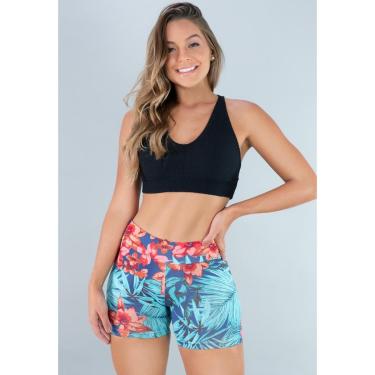 Imagem de Short Curto Feminino Cintura Alta Fitness Academia Mvb Modas-Feminino