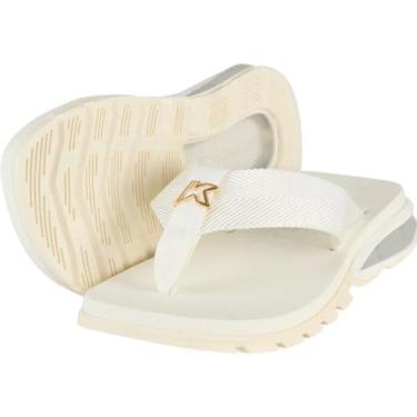 Imagem de Sandália Chinelo Kenner Orak Masculino Amortecedor Original, Branco, 4