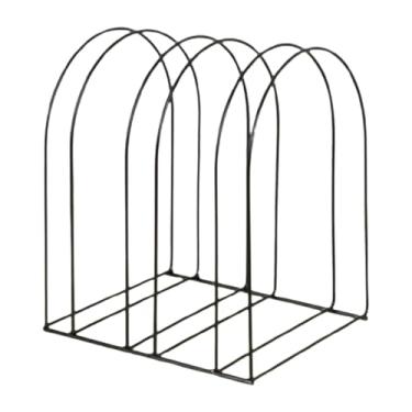 Imagem de SiaBiced Organizador de Chapéus, Suporte para Chapéus, Decoração Moderna, Prateleira de Metal, Expositor de Chapéus de Lã, Suporte para Armazenamento de Chapéu, Preto, Tamanho real