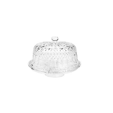 Imagem de PRATO P/BOLO DE CRISTAL DIAMANTE 30x22cm