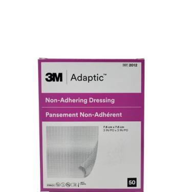 Imagem de Curativo não aderente Acelity Adaptic3 7,6 x 7,6 cm estéril