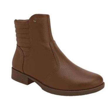 Imagem de Bota Feminina Piccadilly Cano Curto-Marrom chocolate-Feminino