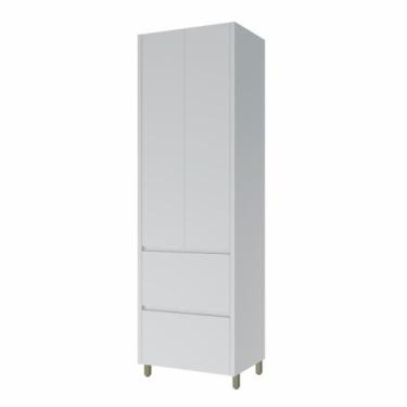 Imagem de Paneleiro 2 Portas 2 Gavetas Rainha Branco - Nesher