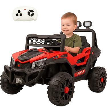 Imagem de Carro Eletrico Bang Toys UTV Volt-4 Vermelho 12V Controle