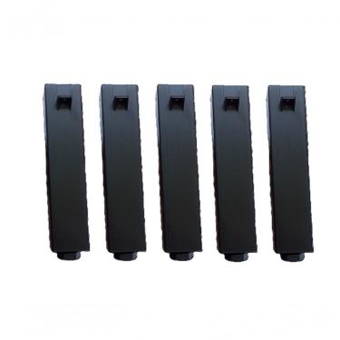 Imagem de Kit 5 Pés Para Armários Cozinha Ita 18 Regula Até 20cm Preto