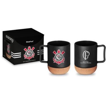 Imagem de Caneca vidro cork times - corinthians - Brasfoot