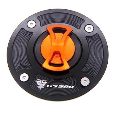 Imagem de Riderjacky Tampa do tanque de combustível de motocicleta sem chave para Suzuki GS500 RGV250 VJ22 (todos os anos) GS 500