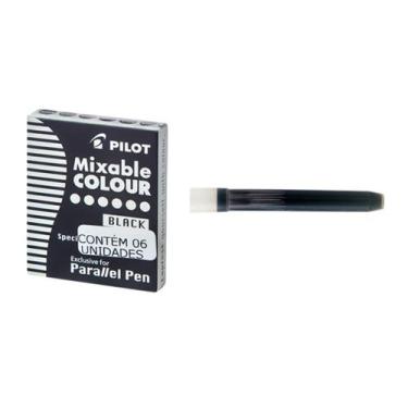 Imagem de Cartucho Refil Caneta Parallel Pen Preto PILOT IC-P3-S6 6un.