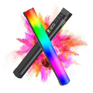 Imagem de PULUZ Iluminação fotográfica, varinha magnética portátil de 360° com bateria recarregável de 2000 mAh, tubo de luz regulável de 2500-9000K para câmera, fotografia de estúdio, TikTok, YouTube, Vlogs