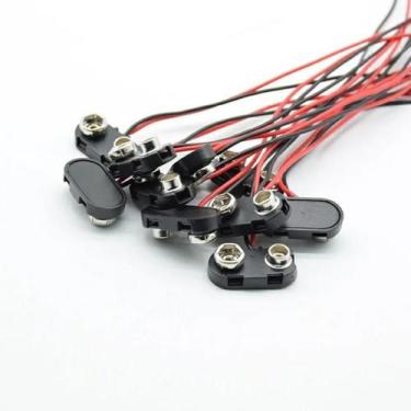 Imagem de Conector Flexível De Bateria 9v Kit Com 10 Unidades - Britânia