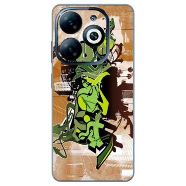 Imagem de Capa Adesivo Skin072 Verso Para Infinix Smart 8 Pro (X6525B) - KawaSki