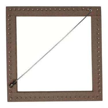 Imagem de Tear De Pregos De Pregos Quadrado 30x30 Cm + Agulha - fabricação nossa