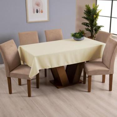 Imagem de Toalha de Mesa Basic 4 Lugares 1,45x1,40 1 Peça Tecido Oxford Liso - P