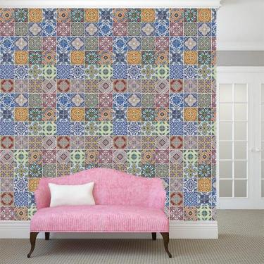 Imagem de Papel de Parede Adesivo - Ladrilho Hidráulico - 006ppz - Allodi