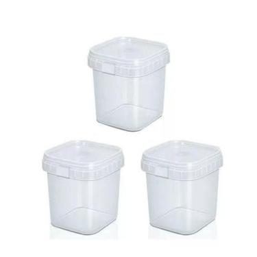 Imagem de Pote Quadrado Transparente 220ml - Ideal para Doces - Plastilania