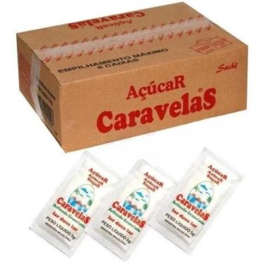 Imagem de Açúcar Refinado Sache 5 Gr. C/1000 Unid. Caravelas