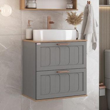 Imagem de Gabinete Milena 60 Suspenso - Fabribam, Avelã / Catedral