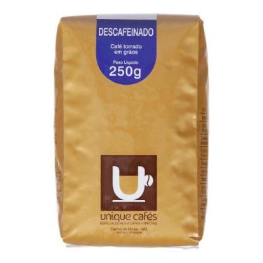 Imagem de Café Unique Torrado Em Grãos Descafeinado 250g